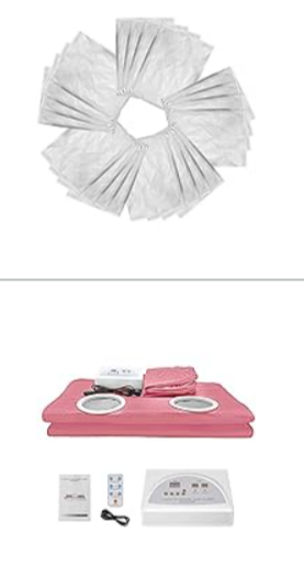 MELTS LBS. SAUNA BLANKET WITH 2 BOXES OF DISPOSABLE INSERTS image indicator(2)