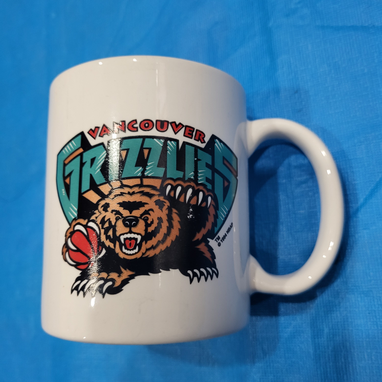 Vintage 1994 Vancouver Grizzlies Rare Coffee Mug Cup thumbnail