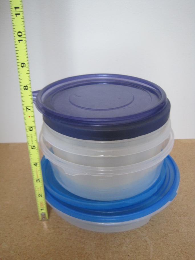 6 Food/storage Containers w/Lids. Firm price. image indicator(4)