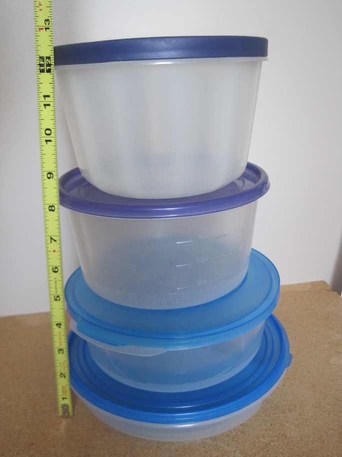6 Food/storage Containers w/Lids. Firm price. image indicator(2)