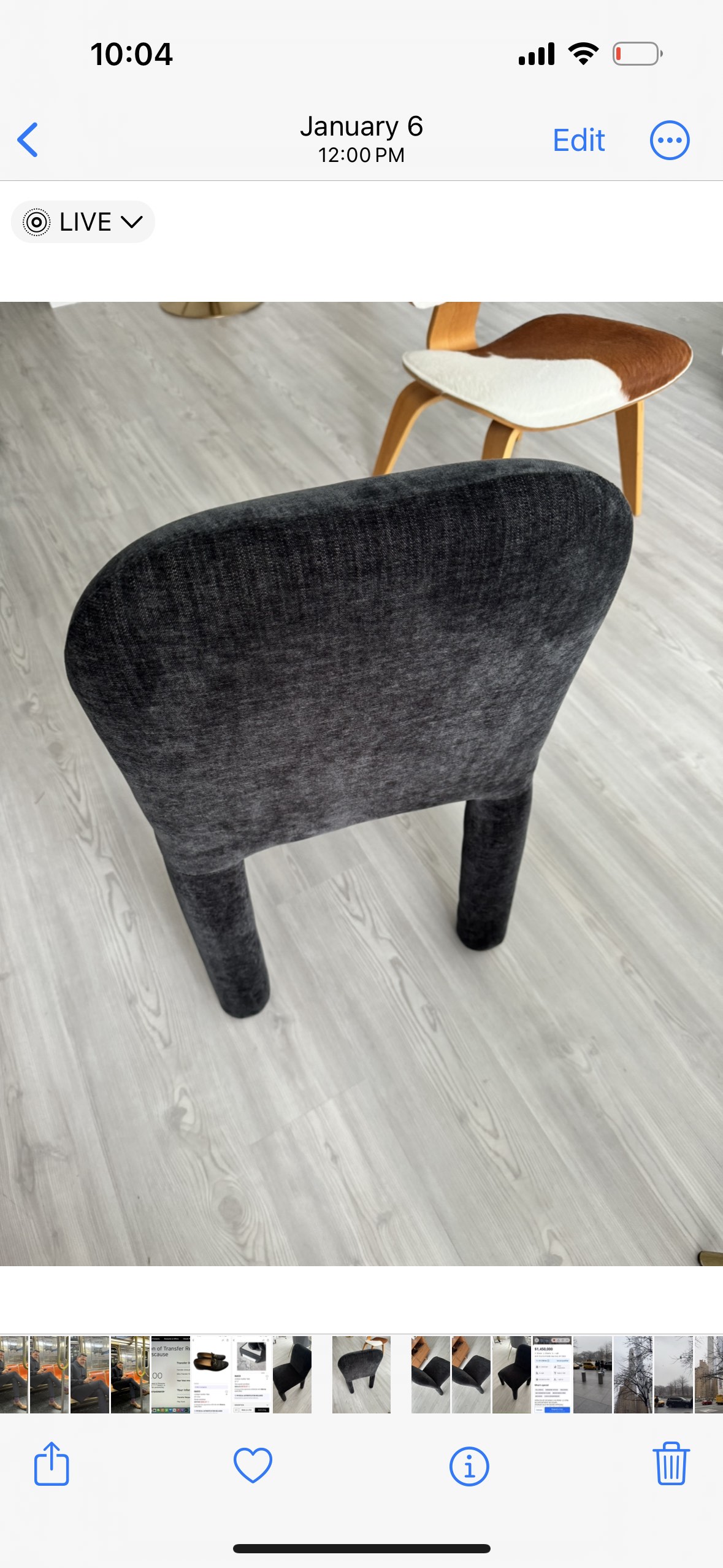 Accent chair - Desk chair black chenille chair brand new - photo 3
