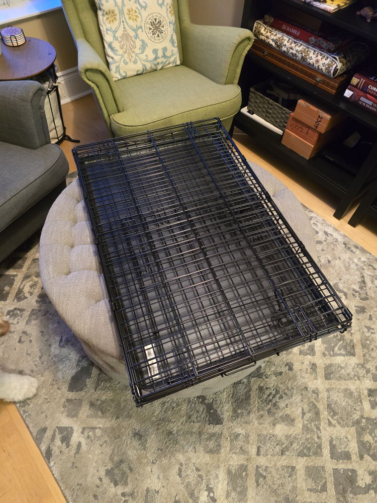 Single Door Folding Wire Large Dog Crate (best price) - photo 2