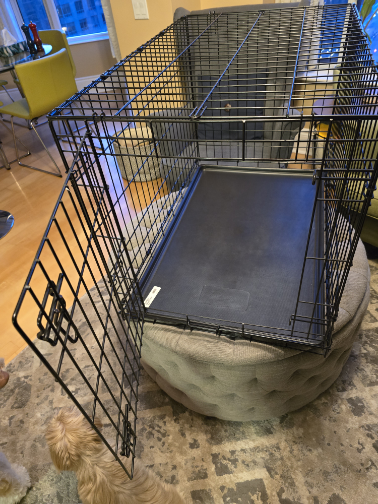 Single Door Folding Wire Large Dog Crate (best price) - photo 4