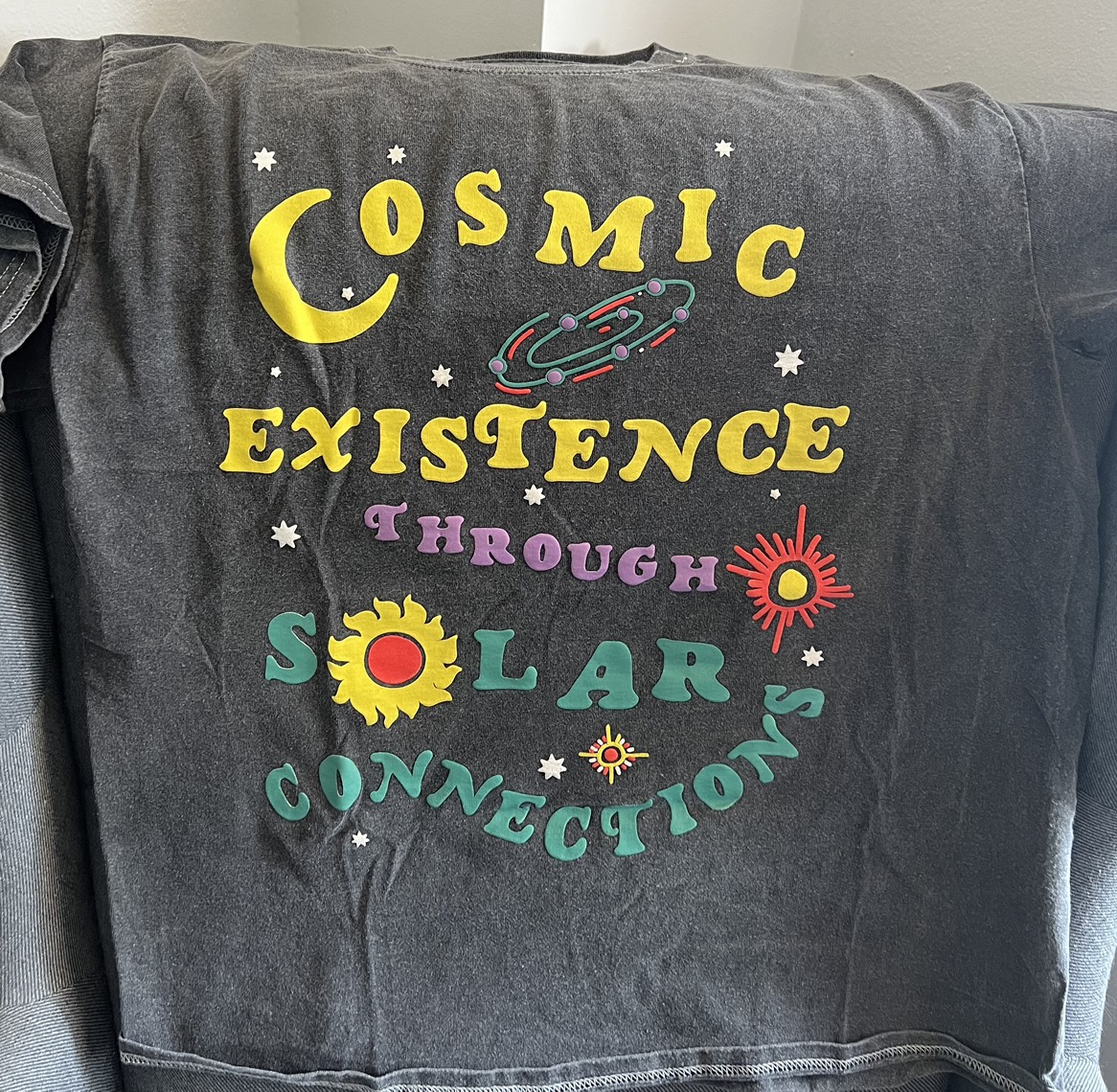 Urban Outfitters Men’s “Cosmic Existence” Graphic T-Shirt Size L thumbnail