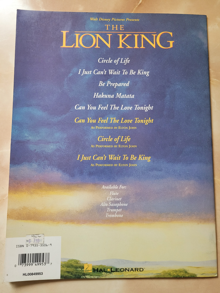 The Lion King and Titanic Trombone Musical note books 📯📚 image indicator(3)