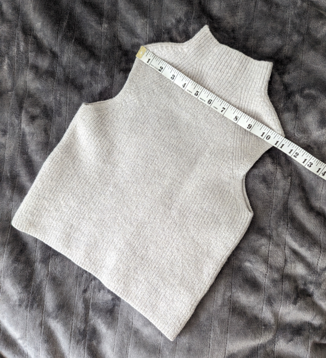 Wilfred Grey Sleeveless Wool Top - photo 2