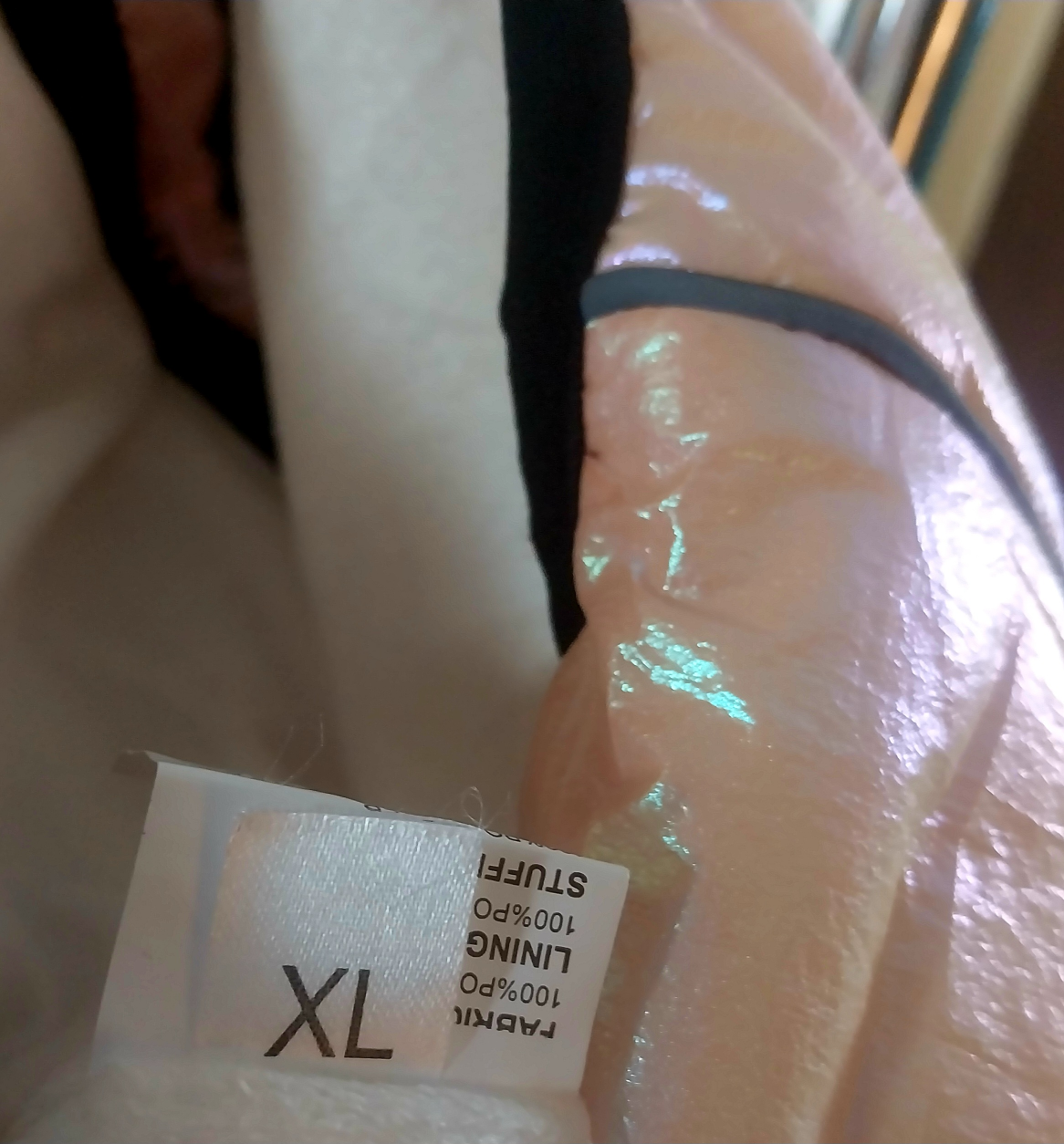 Gorgeous Shiny Dog Puffer Jacket with Legs image indicator(7)