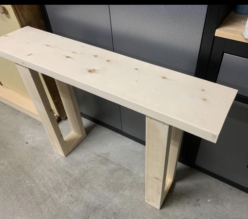 Handmade to order wooden console entry tables 🥕 image indicator(4)