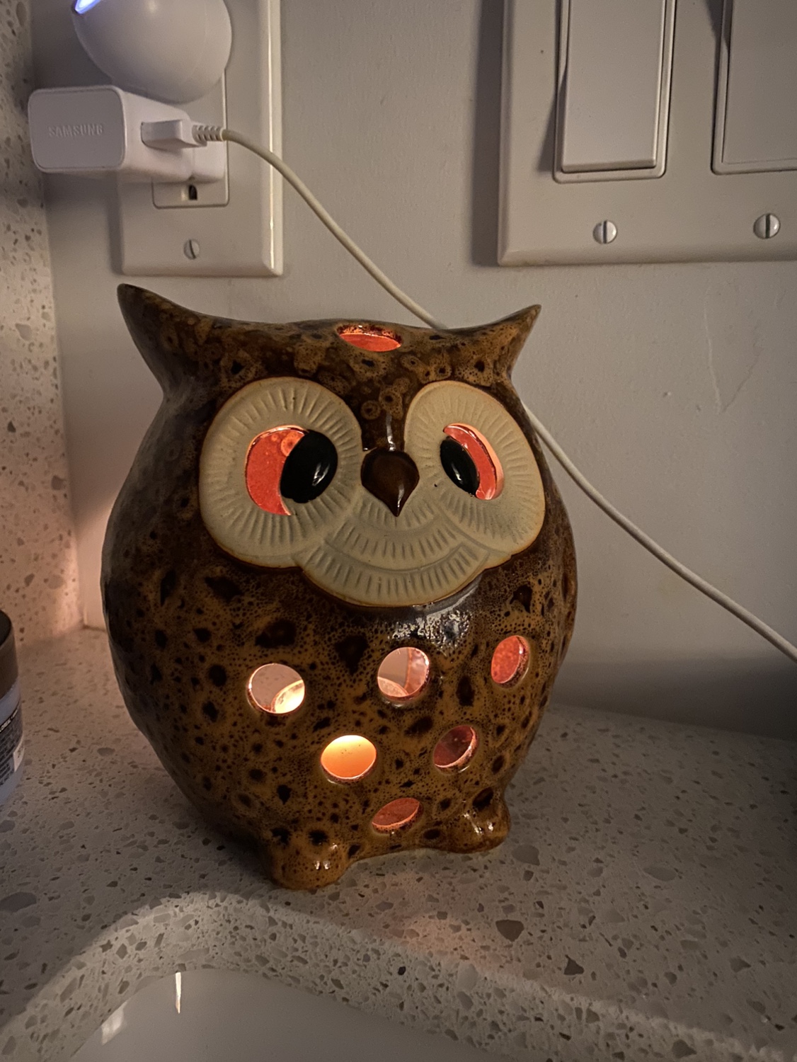 Owl candle holder thumbnail