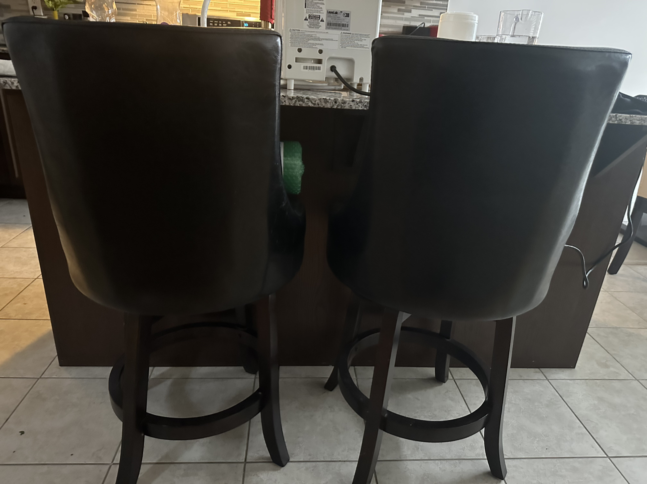 Kitchen Island Leather High Chairs for Sale - photo 2