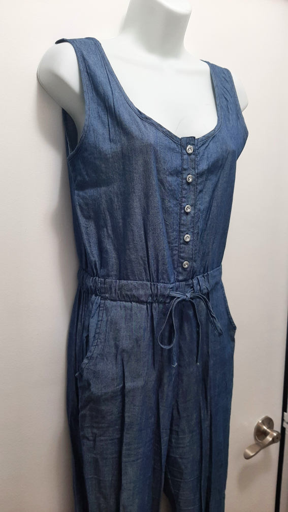 Blue Jumpsuit Romper thumbnail