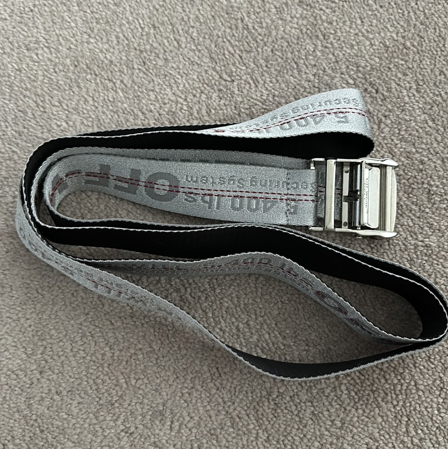 Off-White | Classic Industrial Silver Belt image indicator(2)