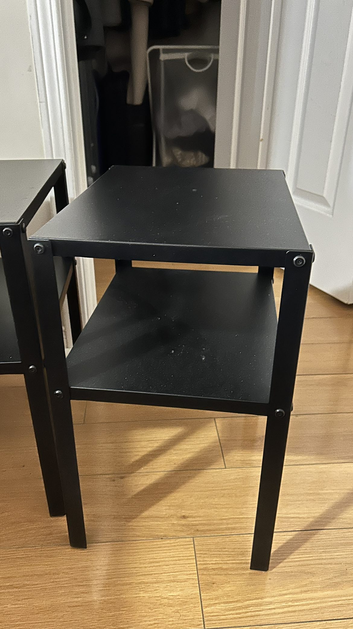 2 IKEA metal side tables - photo 3
