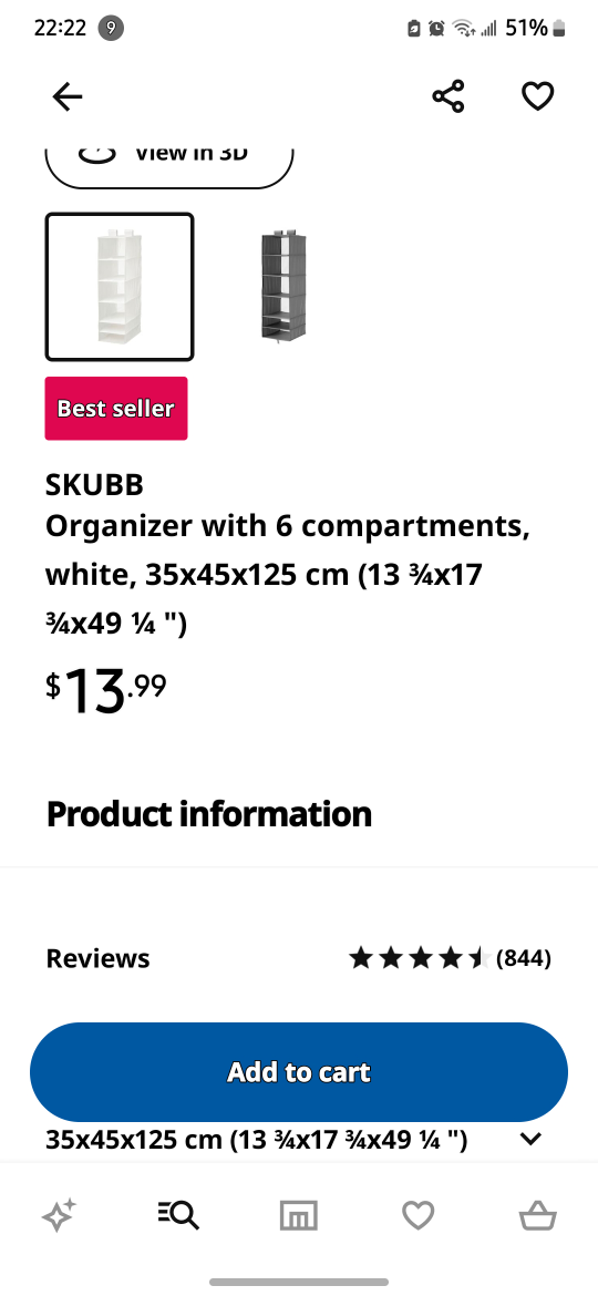 Closet organiser IKEA image indicator(3)