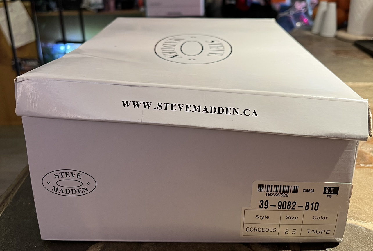 Steve Madden Suede Taupe Gorgeous Boots (Women’s 8.5)(BNIB) image indicator(5)