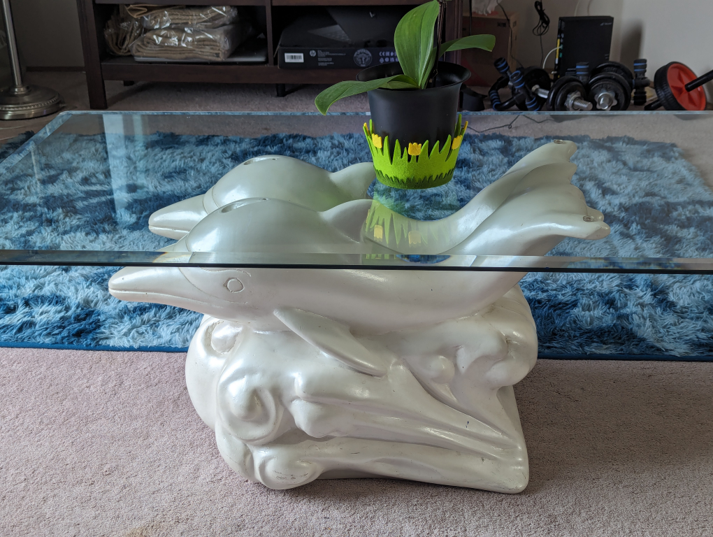 Glass Top Coffee Table