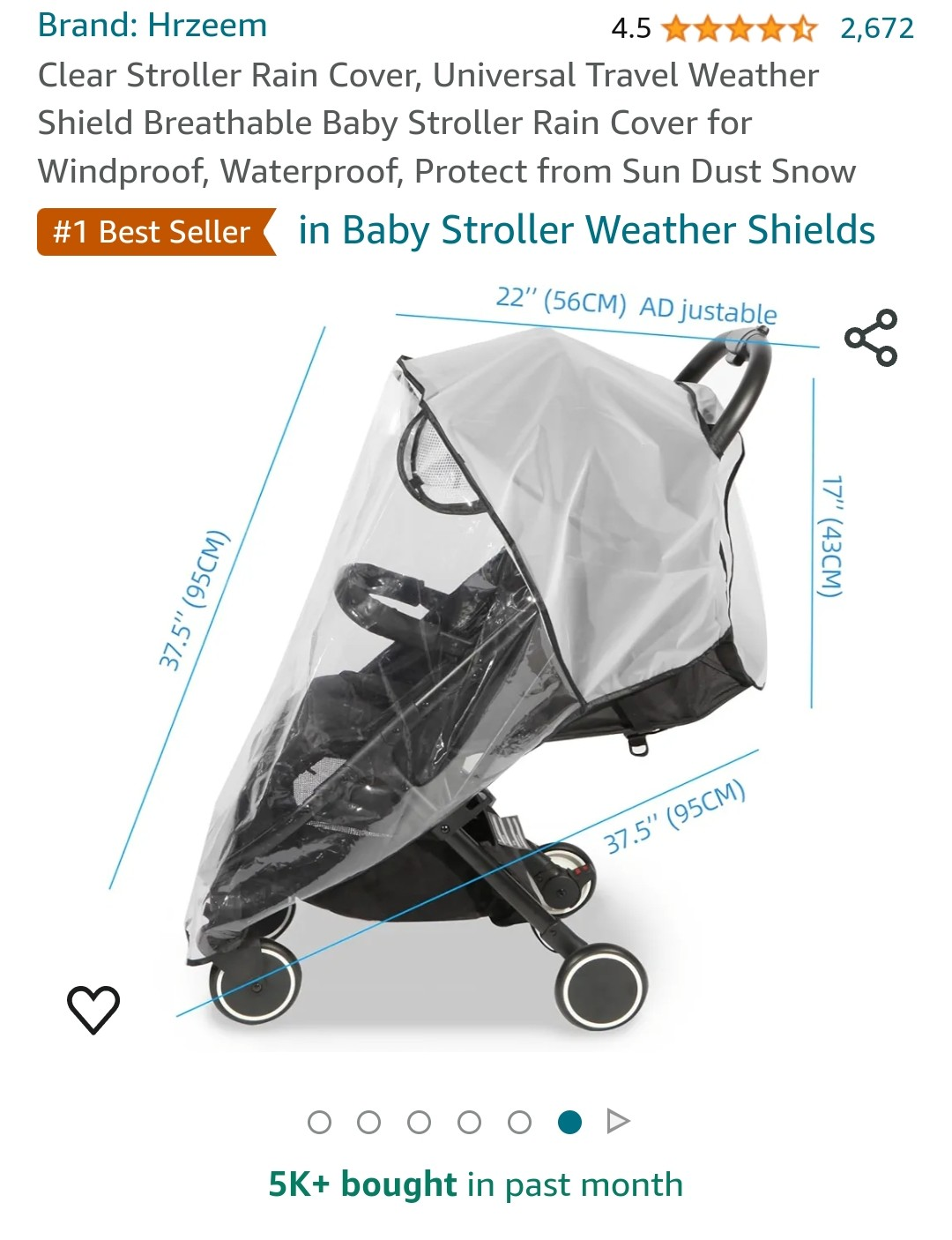 stroller rain over