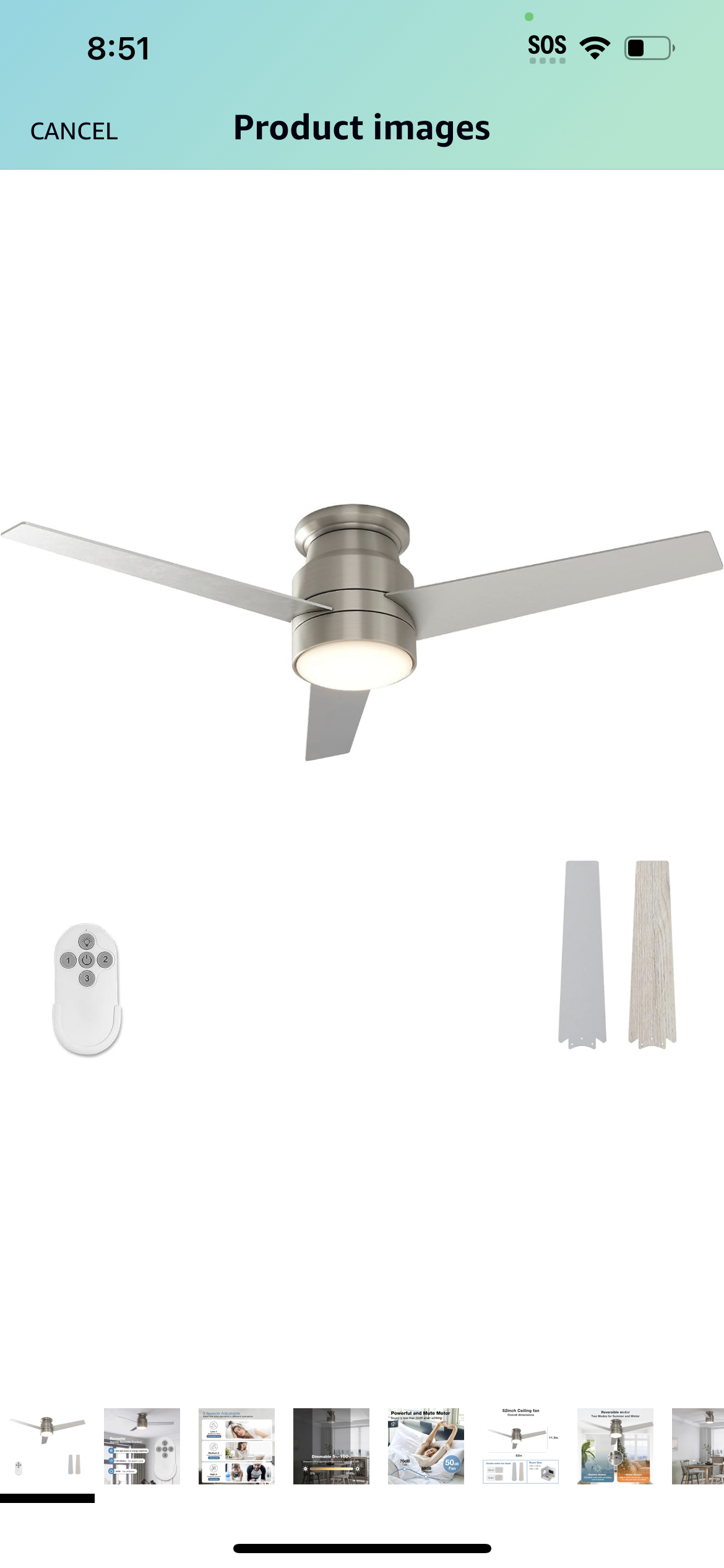 Ceiling fan#396 thumbnail