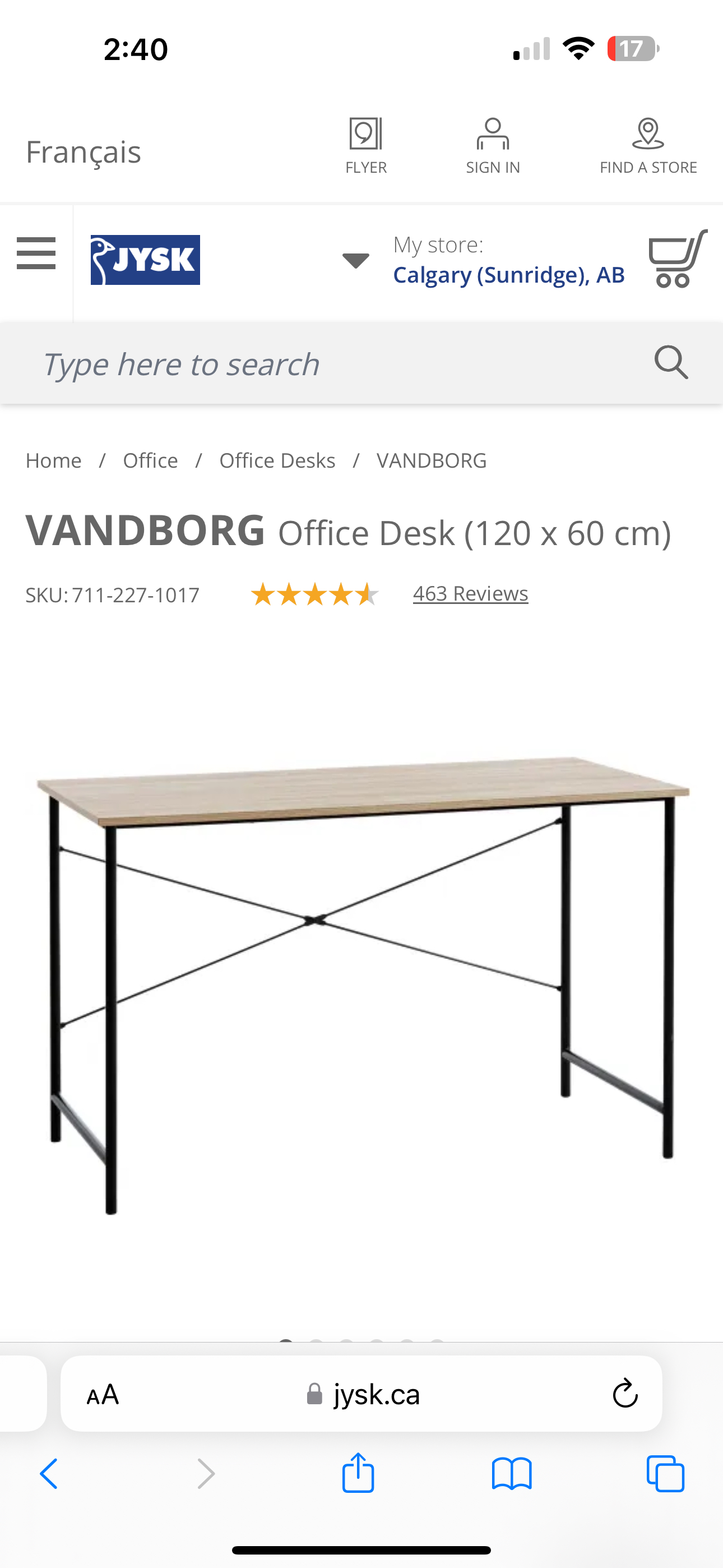 Office desk for sale
