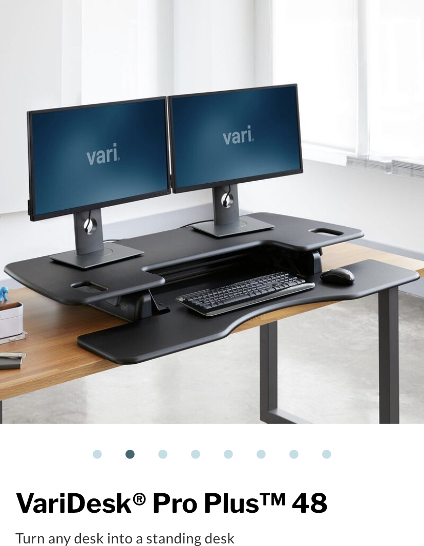 Varidesk Pro Plus 48 - works perfectly image indicator(6)