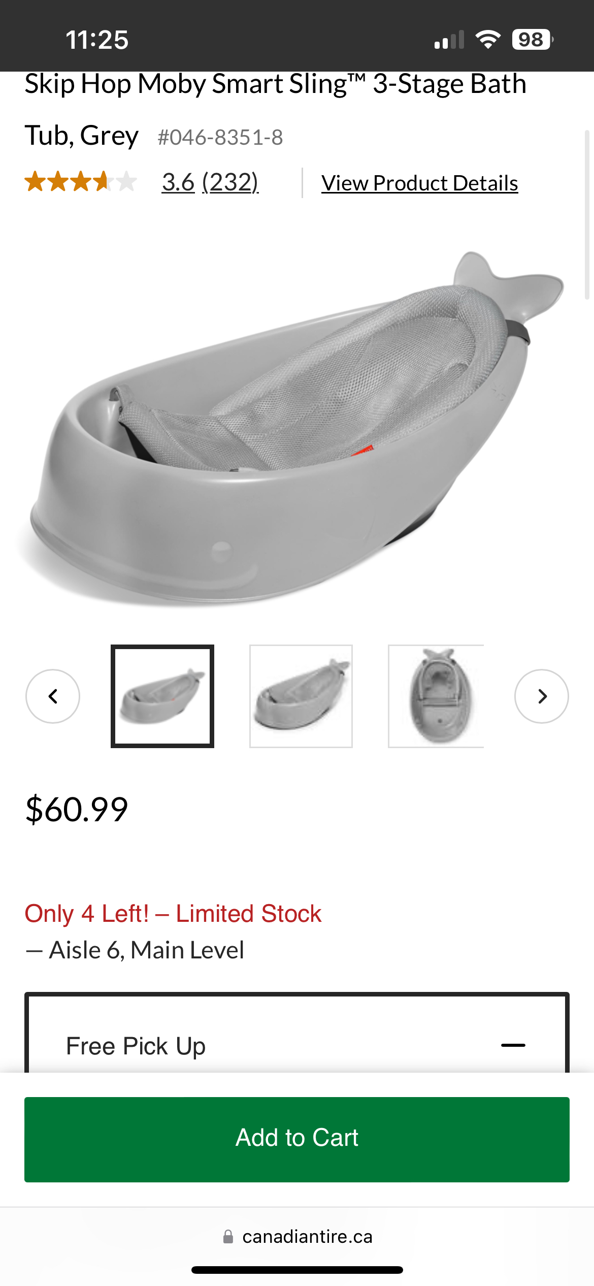 Skip hop smart sling 3 stage tub thumbnail