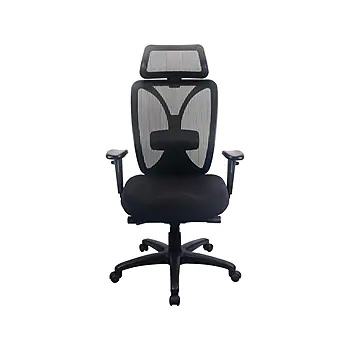 Tempur-Pedic Mesh Back Fabric Computer and Desk Chair, Black - photo 3