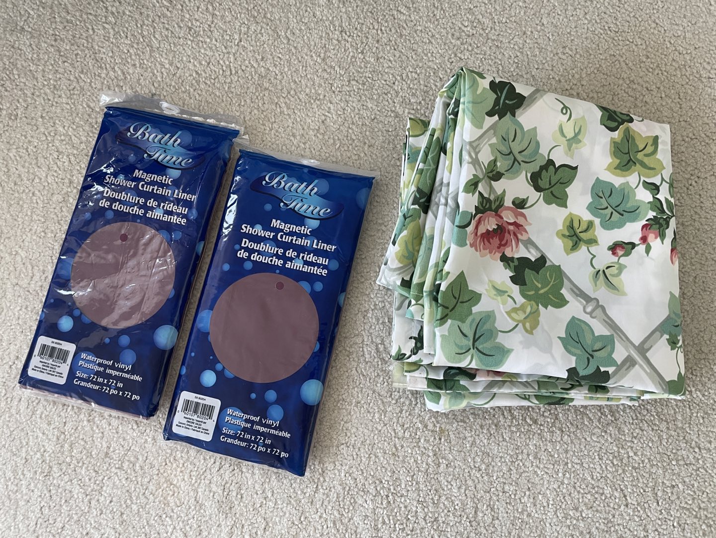 Shower curtain and liners thumbnail