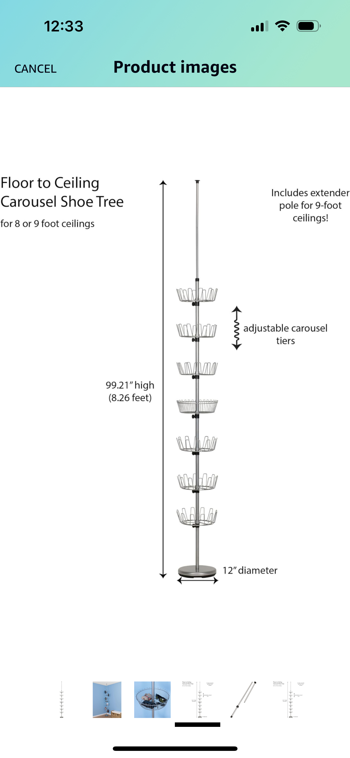 Revolving shoe rack image indicator(4)