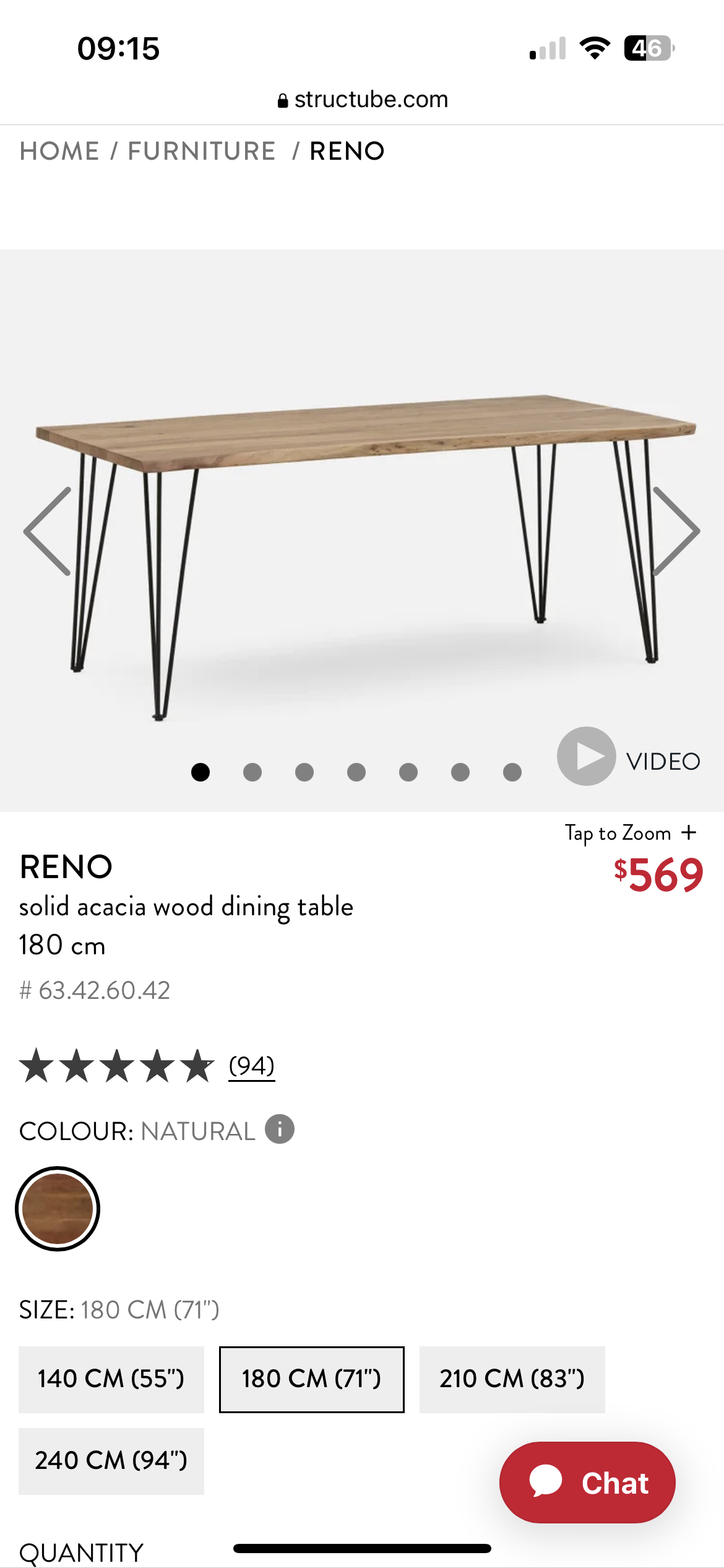 Structube Reno Dining Table - photo 4