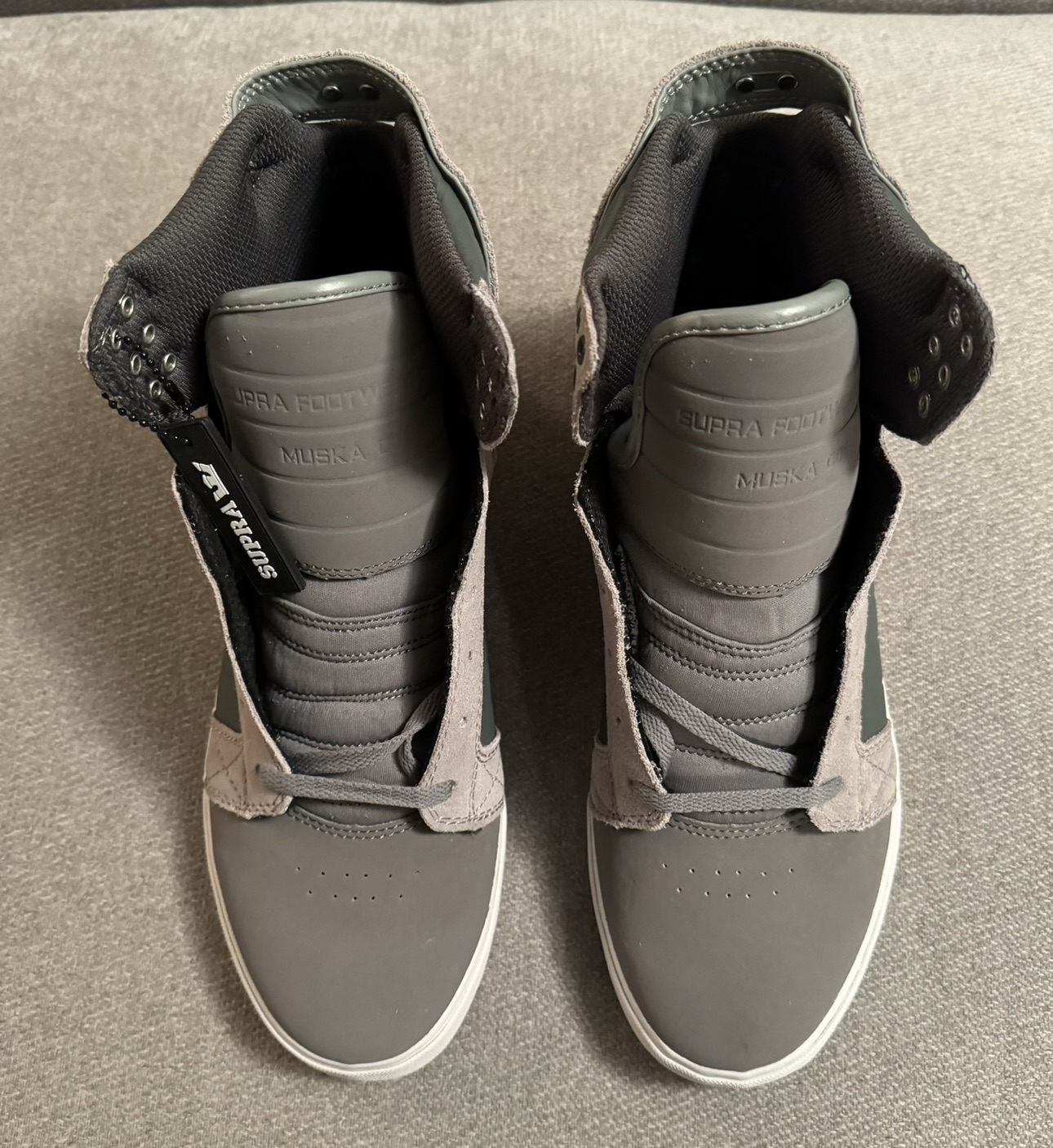 SUPRA SKYTOP Grey-White - Size 12 (Brand New) - photo 3