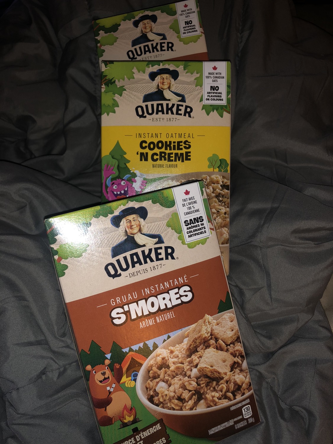 #FREECYCLE -4 Quaker, Instant Oatmeal Boxes thumbnail