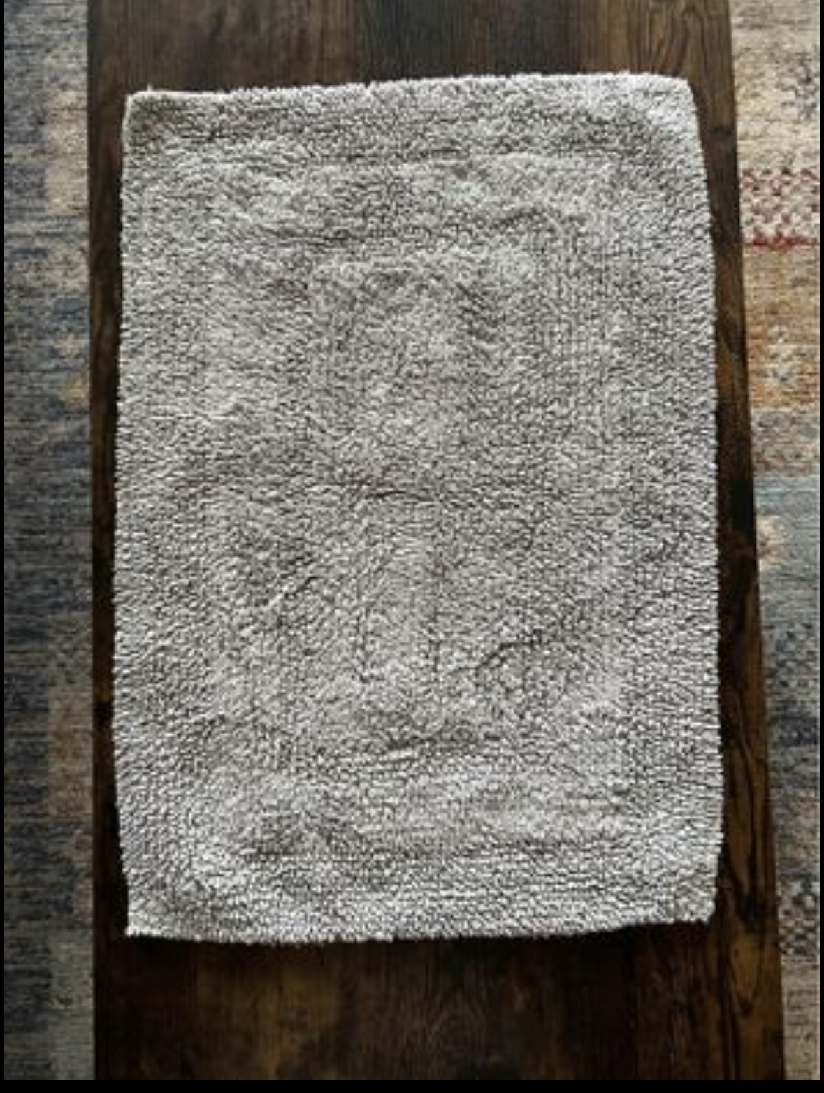 Grey bath rug thumbnail