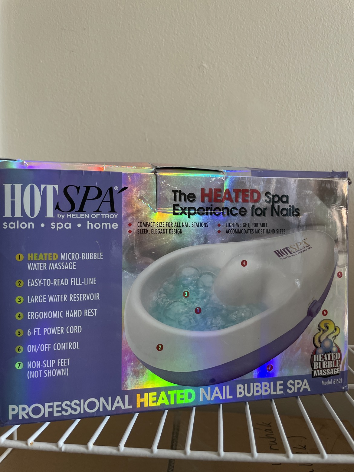 Professional heated nail bubble spa 🥕 image indicator(2)