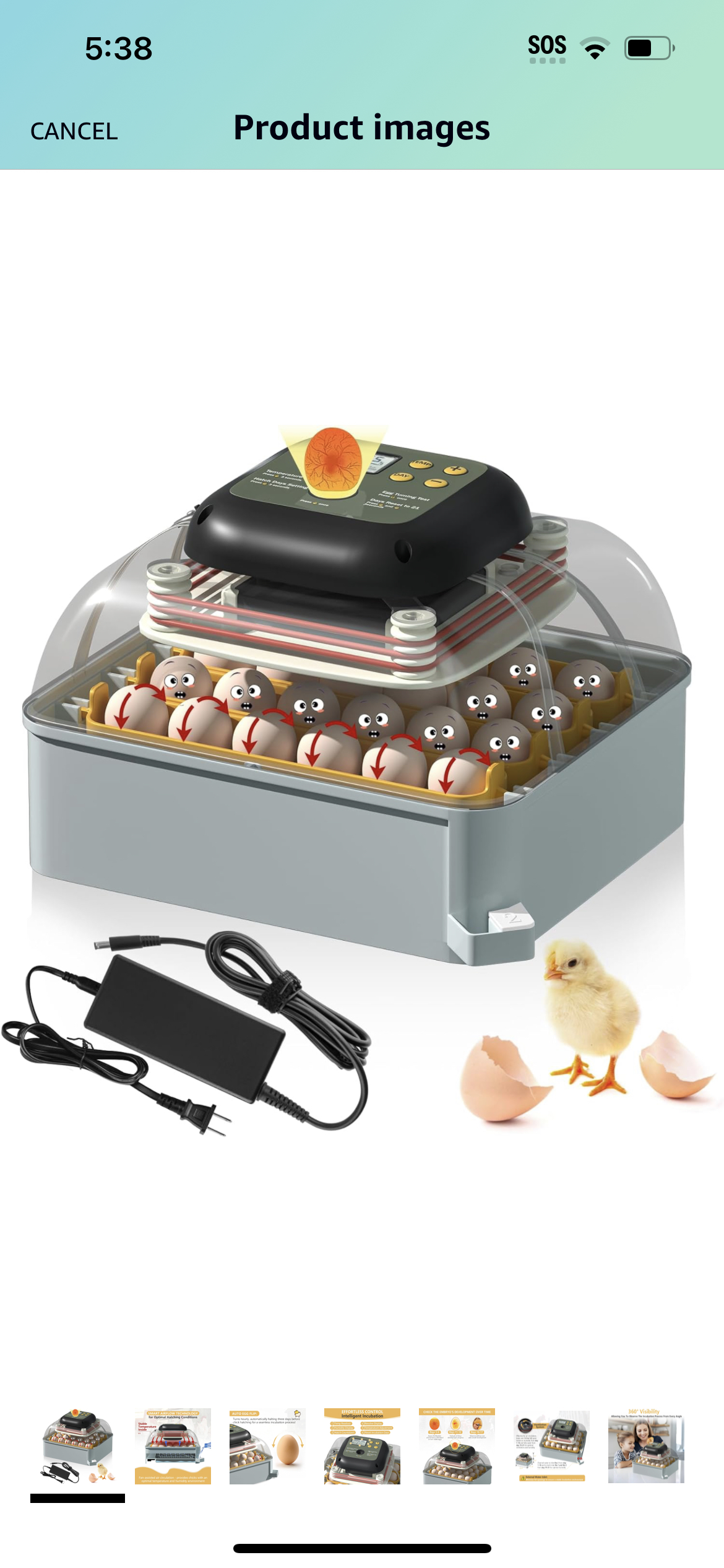 Chicken egg incubator #372 thumbnail