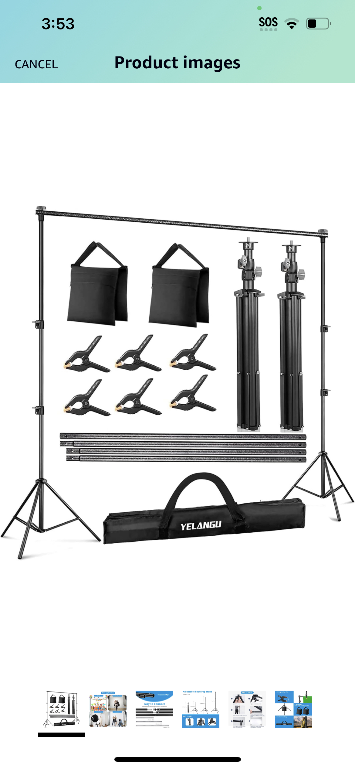 Backdrop stand #349 thumbnail