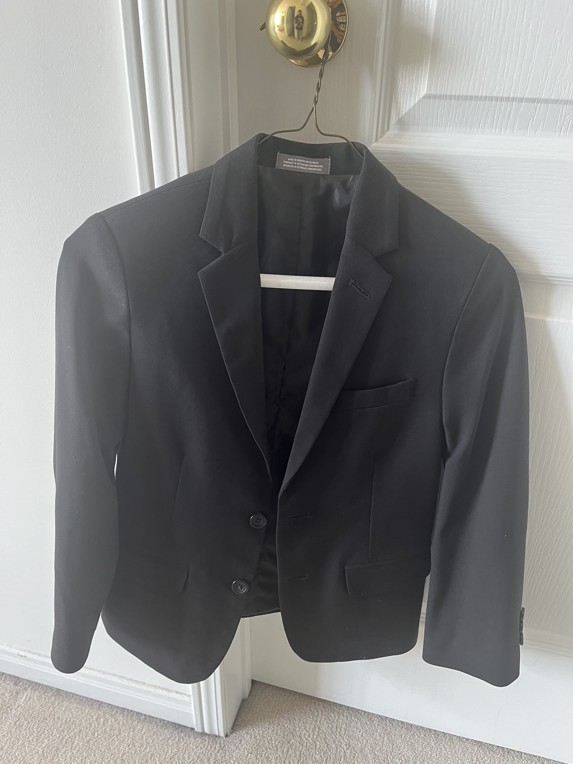 Coat / blazer black and blue ages 6-9