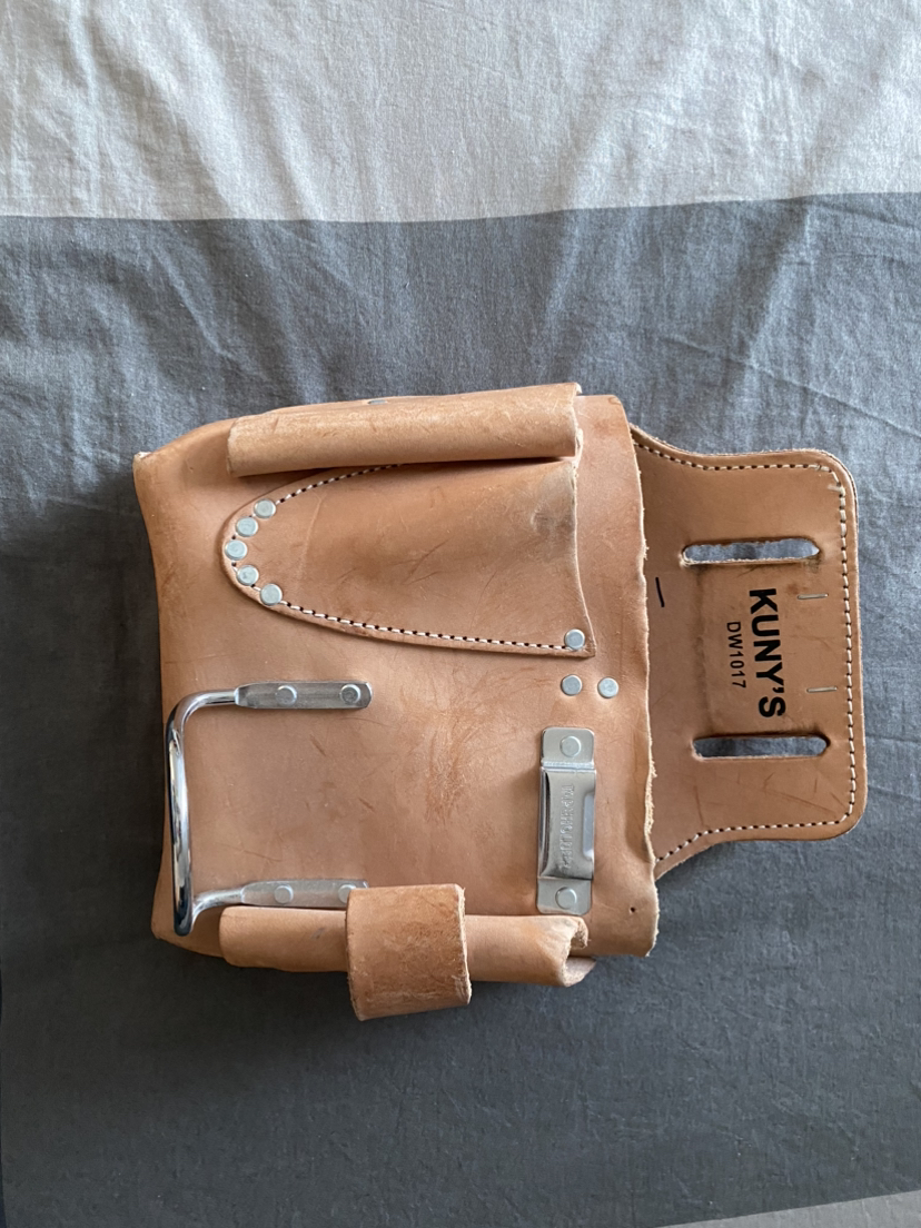 Kuny's Carpenter Split Leather Half Tool Belt/Work Apron thumbnail