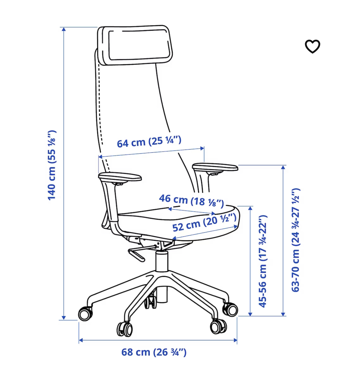 IKEA office chair - photo 3