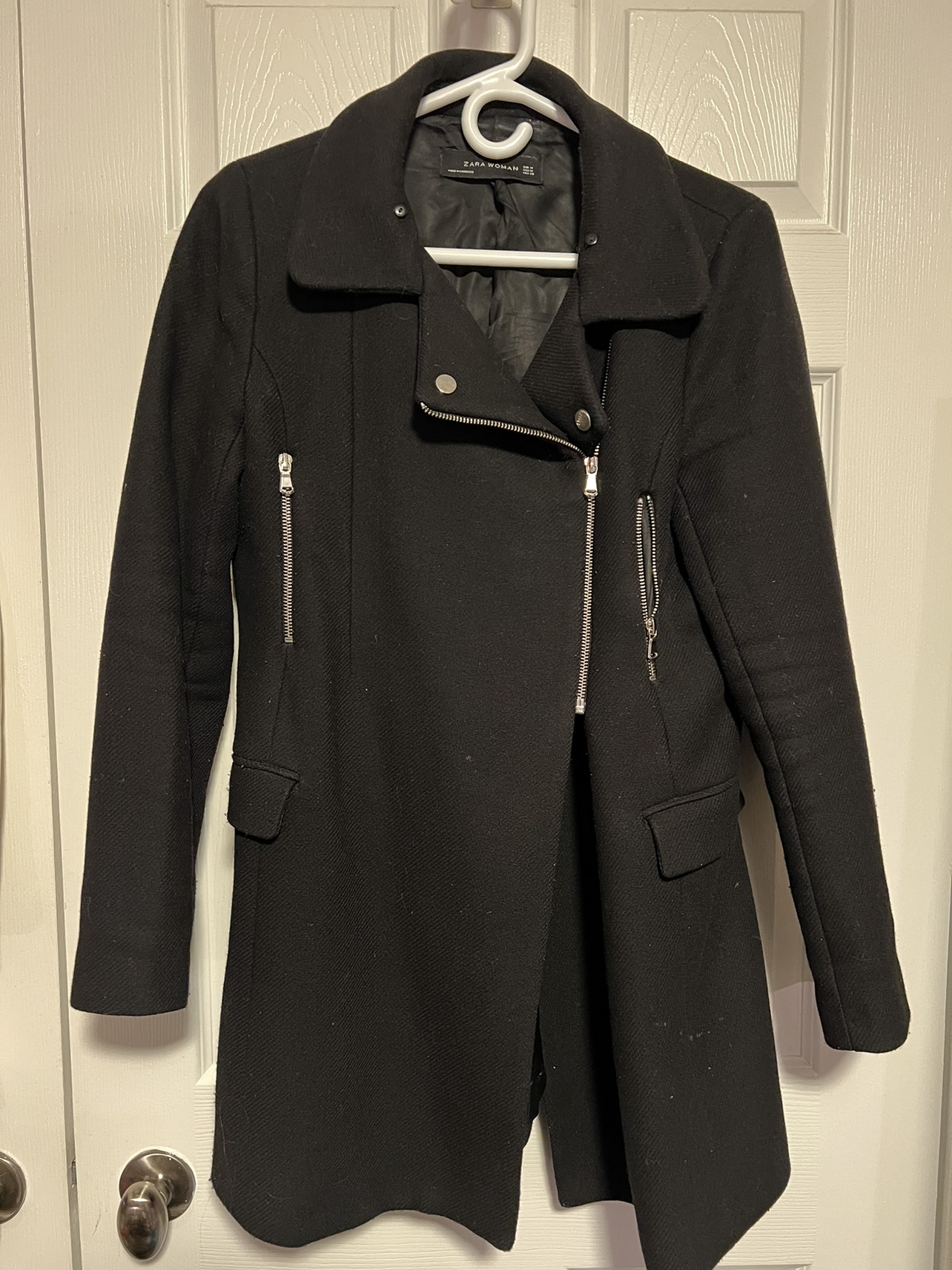 Zara Women’s Spring/Fall Casual Coat (M)(LNC) image indicator(4)