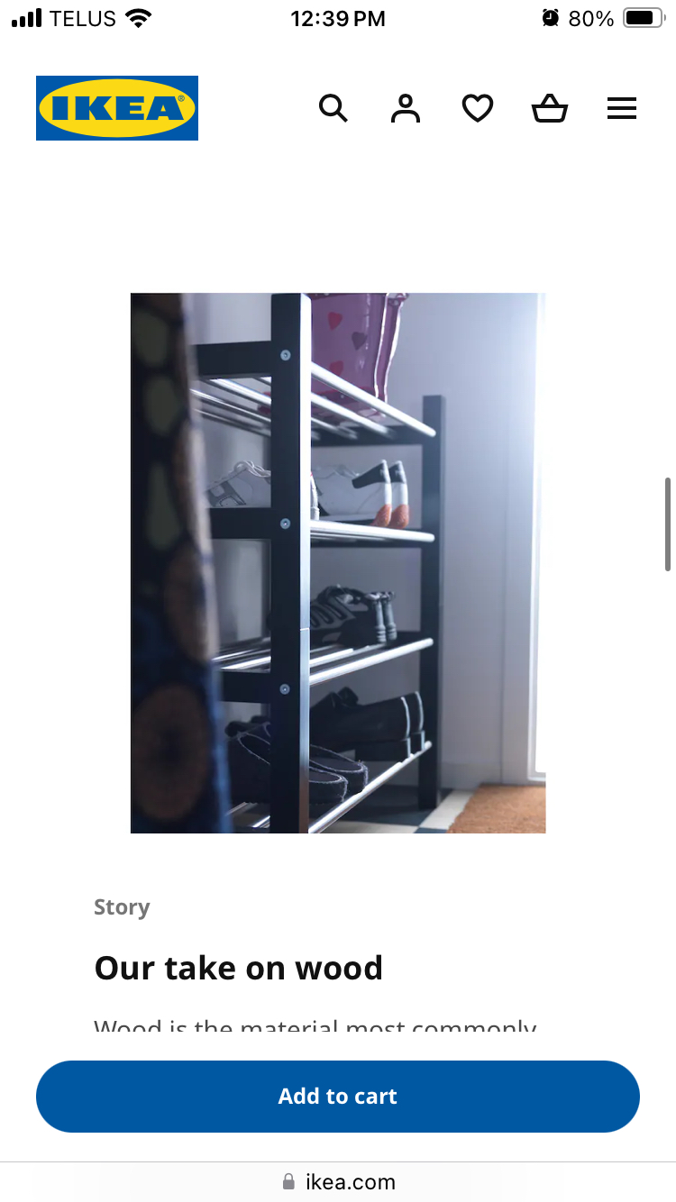 Ikea Tjusig shoe rack x 2 - photo 2