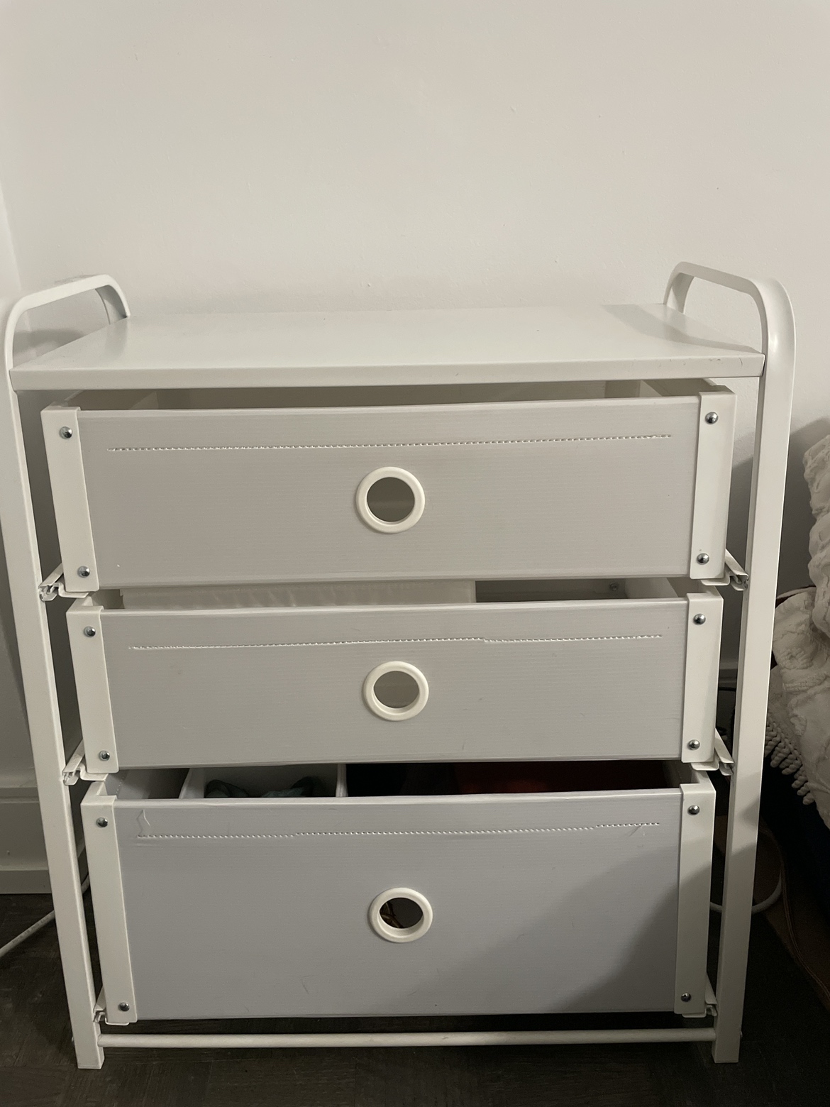 2 pieces of 3-drawer chest, white (2X1) thumbnail