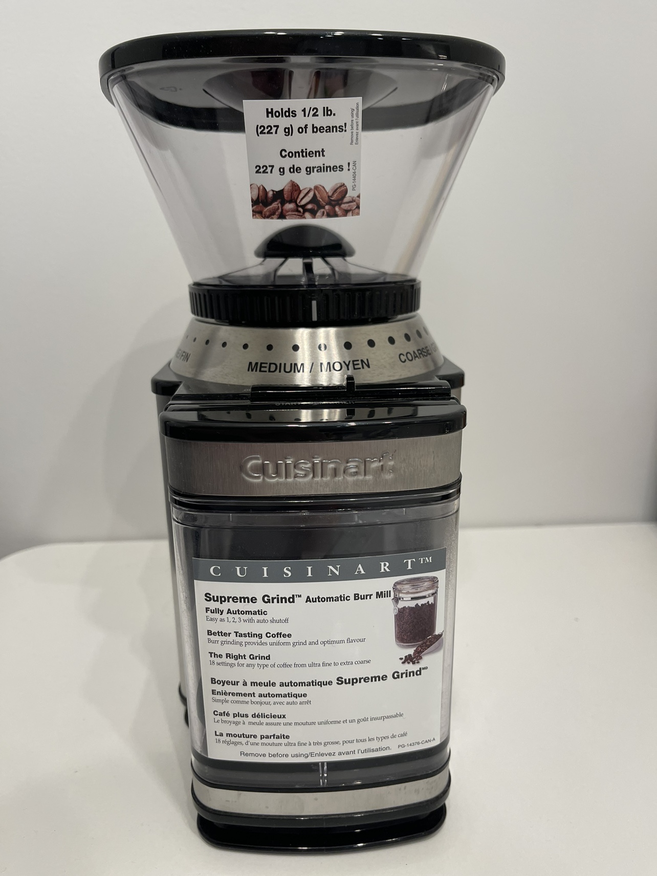 Cuisinart Supreme Grind Automatic Burr Mill thumbnail