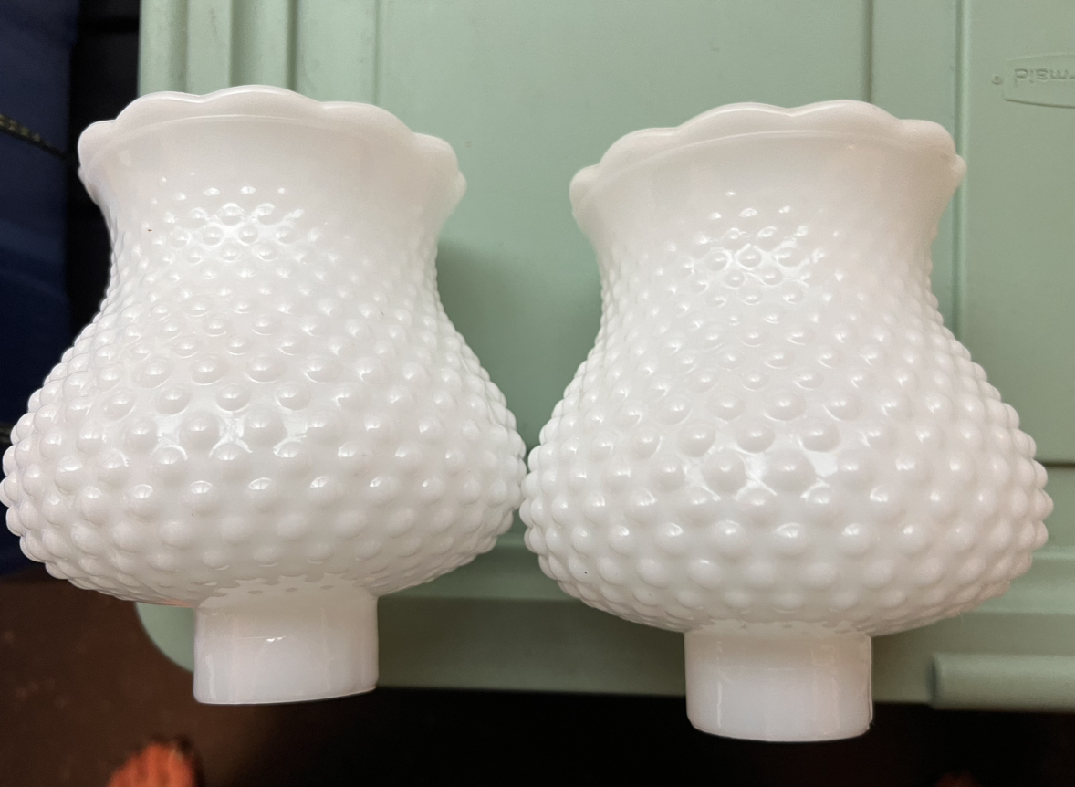 Milk glass light fixtures thumbnail