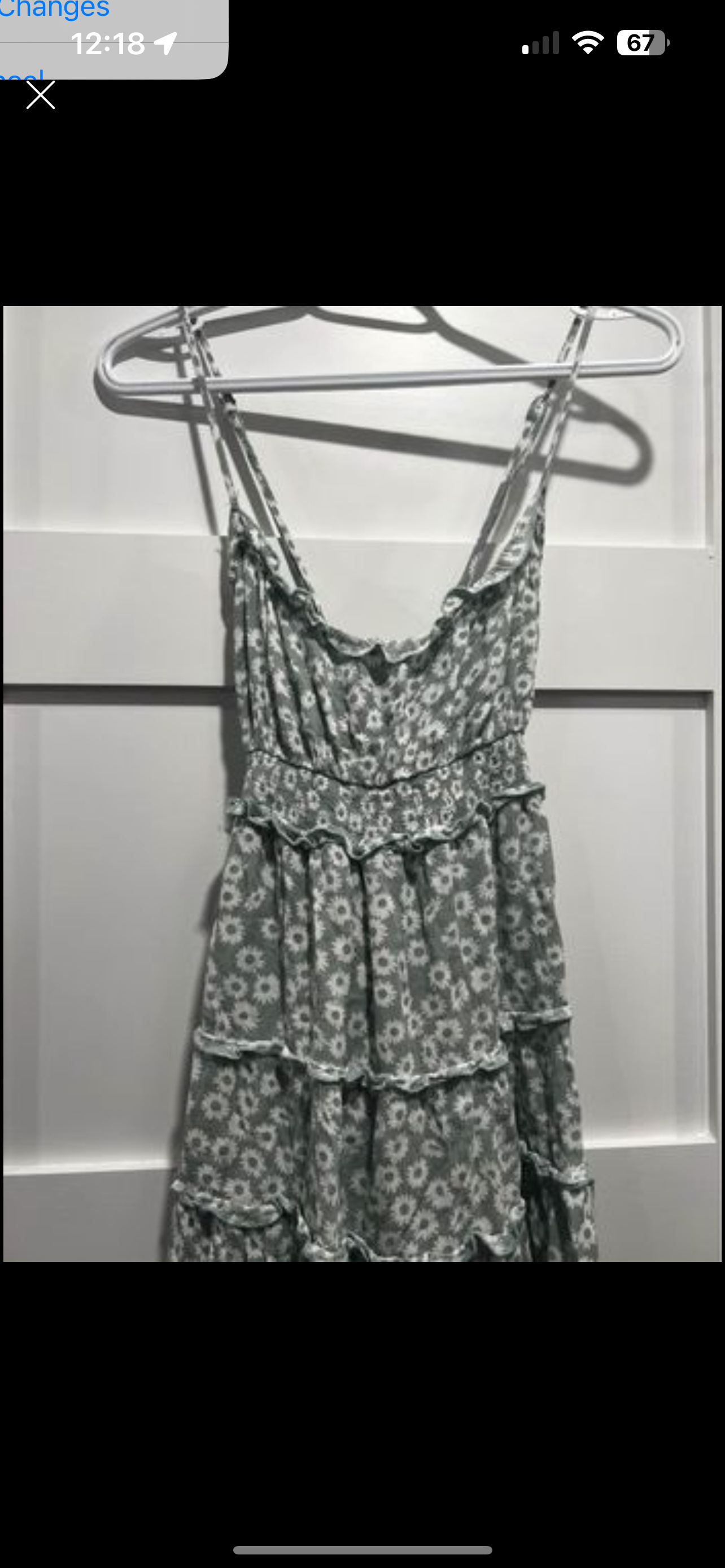 Greens floral dress thumbnail