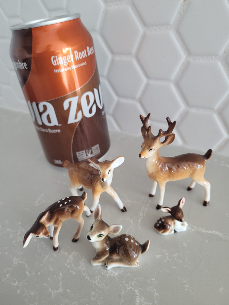 Adorable Ceramic Deer Family - photo 3