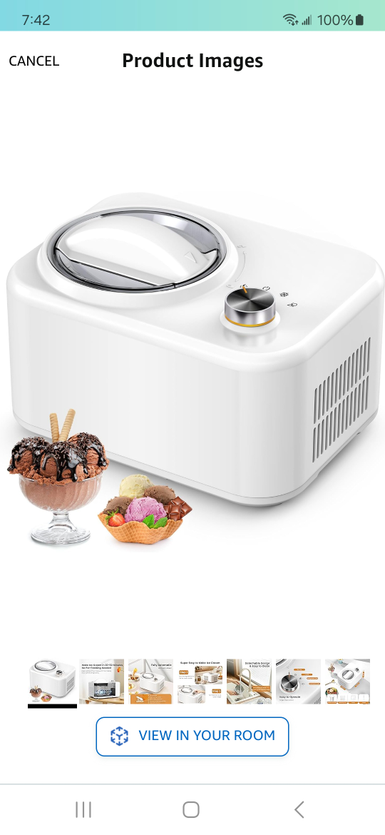 1 Quart Ice cream maker machine