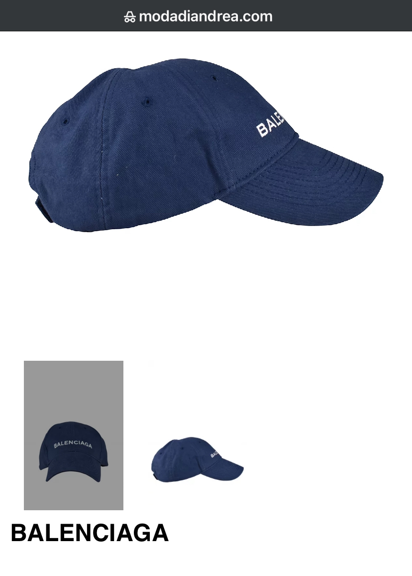 BALENCIAGA New Baseball Cap thumbnail