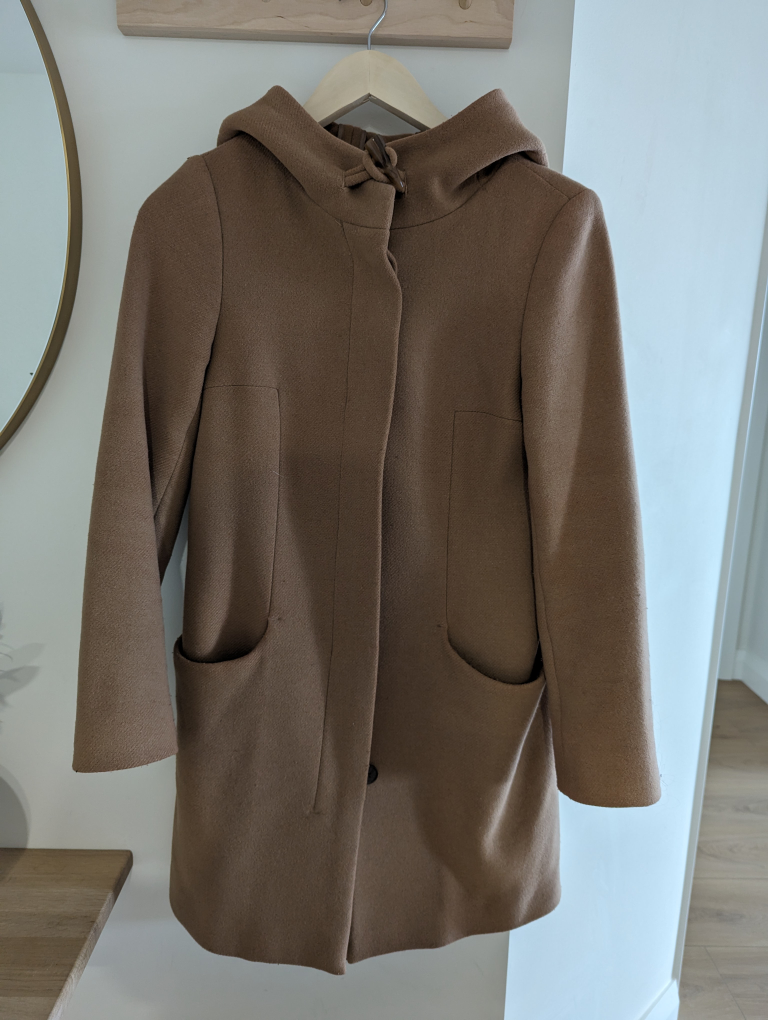 Babaton Aritiza wool coat in camel, size S