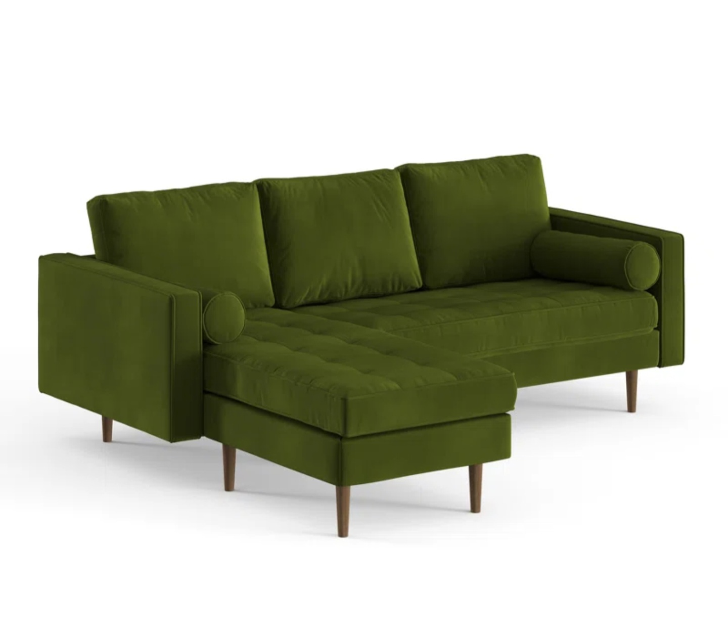 Luxurious Velvet Sectional Sofa - photo 3