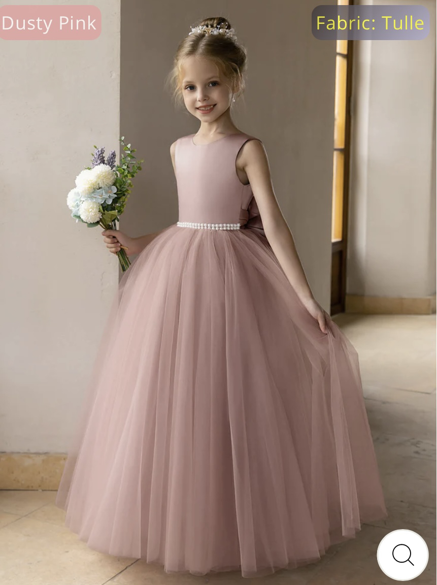 NEW Flower Girl Pink Princess Dress (Youth 10) - photo 3